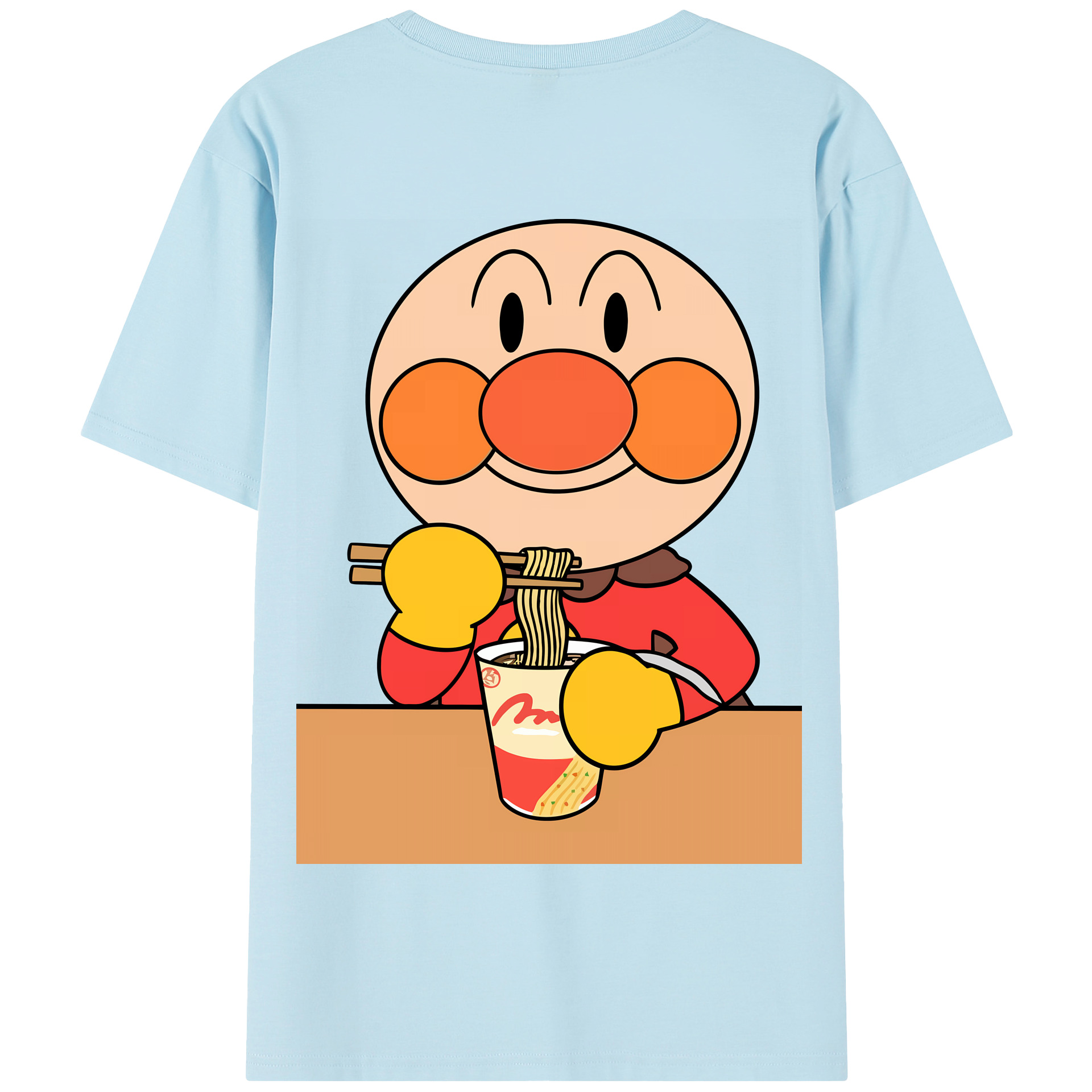 （画像用） アンパンマン Anpanman 綿100％半袖Tシャツ（背面プリント）
